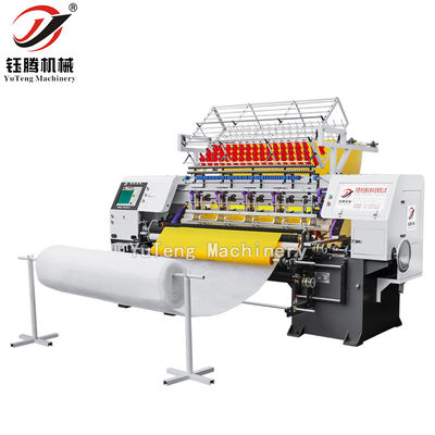 3.5KW PLC کامپیوتر ساز چند سوزن Quilting ماشین قفل بخیه