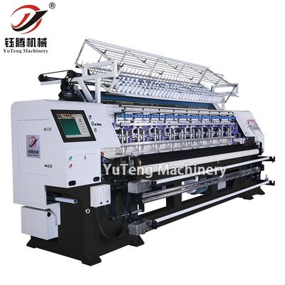 ماشین پخت و پاش با سرعت بالا 100-1000 R / min Multi Needle Lock Stitch Quilting Machine با قدرت 7.5KW برای ورق های تخت