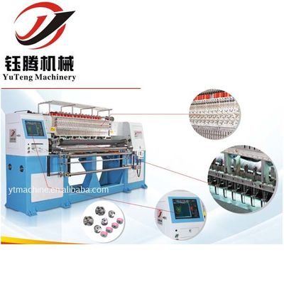 4KW سفارشی کامپیوتر Quilting Bordering Machine چند سوزن