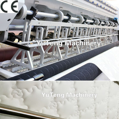 سرعت سریع کامپیوتر ماشین چند سوزن Quilting 2450mm عرض