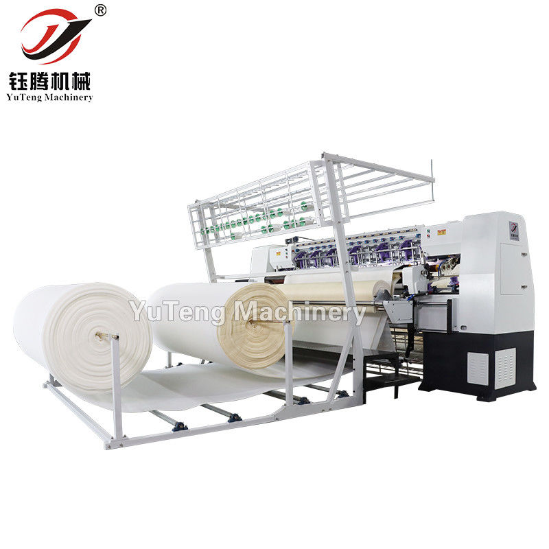 ماشین فرش فرش چند سوزن بدون شاتل با عرض فرش 2450 میلی متر ، سرعت 100-1000r / min و 80mm حداکثر ضخامت دوخت