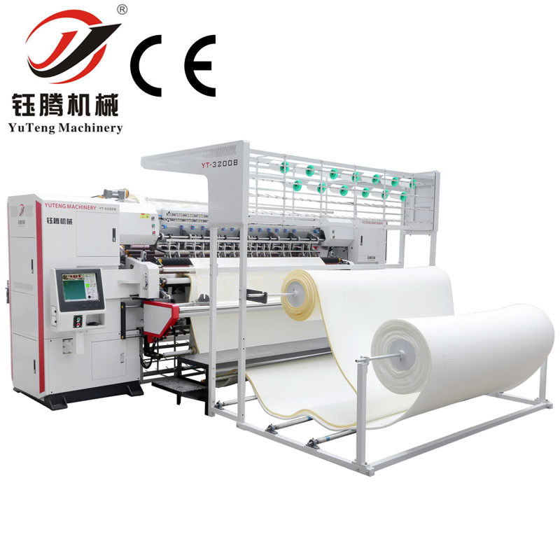 ماشین دوقلو چند سوزن 2450 میلی متری با سرعت 1200RPM و ضخامت 80 میلی متری برای ساخت تشک