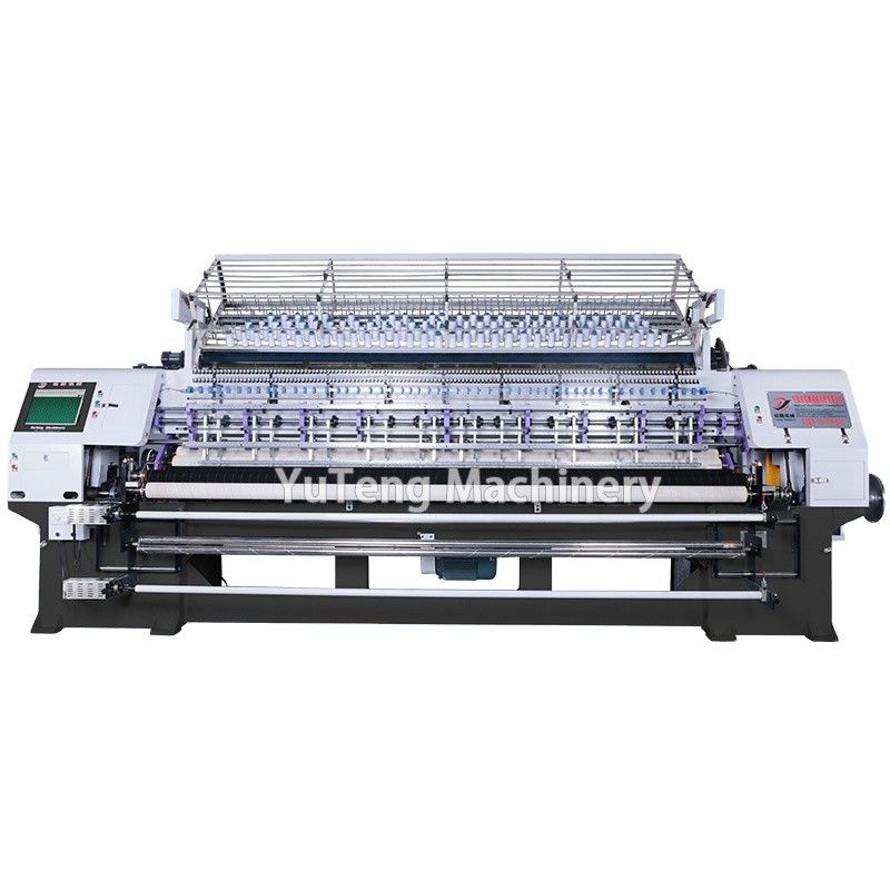 ماشین پخت و پاش با سرعت بالا 100-1000 R / min Multi Needle Lock Stitch Quilting Machine با قدرت 7.5KW برای ورق های تخت
