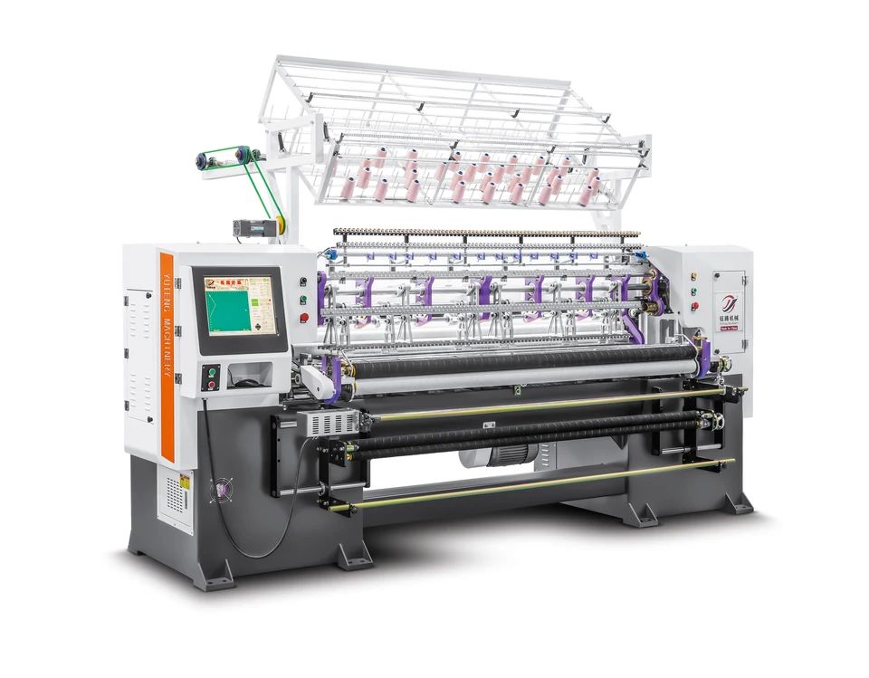 80 اینچ Ultra High Speed Shuttle Multi Needle Computerized Quilting Machine برای پوشاک و پارچه های نساجی
